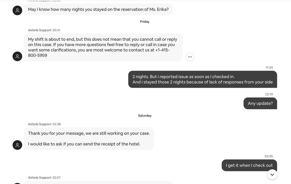 JahnaviPra2752's tweet photo. @bchesky , Even though listing doesn't match the reality &amp; @Airbnb support agent agreed thats true. Yesterday one lady from @Airbnb told that my documents are invalid. Instead of compensating me, they are claiming all these. I never received proper support from you people. https://t.co/fr41DgCRpK