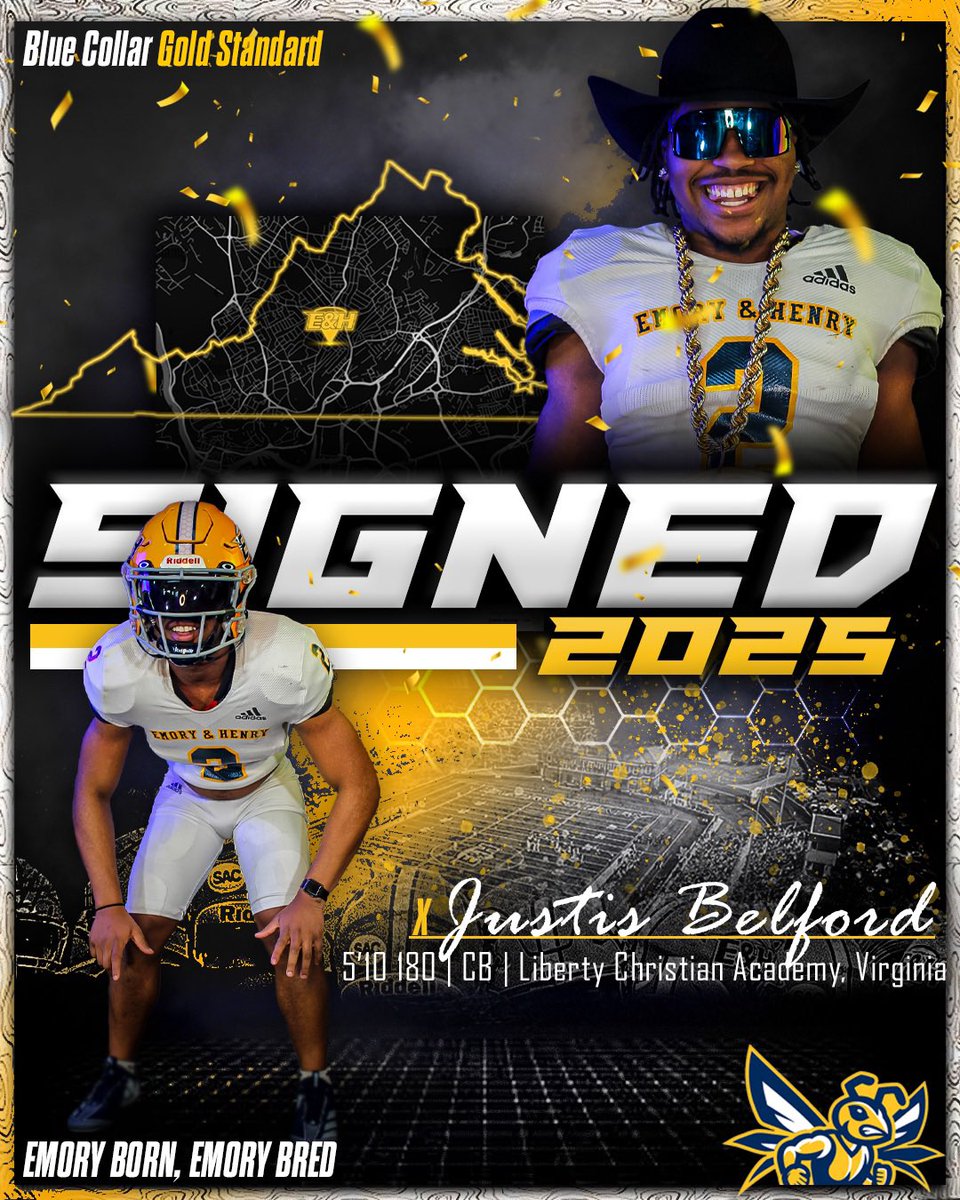 EmoryHenry_FB's tweet image. Newest addition to the #HardHatDefense 🚧, Welcome Home 𝙅𝙪𝙨𝙩𝙞𝙨 𝘽𝙚𝙡𝙛𝙤𝙧𝙙❗️✍️
#GoWasps
#BlueCollarGoldStandard