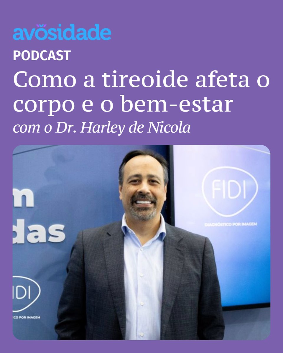 avosidade's tweet photo. 🔬 A tireoide influencia diretamente o metabolismo, energia e equilíbrio hormonal.
No podcast avŏsidade, o Dr. Harley de Nicola explica os principais distúrbios da glândula, como diagnosticá-los e tratá-los.
▶️ Ouça agora: 
https://t.co/QxaT5WAzMU
#avosidade #saúde  #tireiode https://t.co/oe22cPup1a
