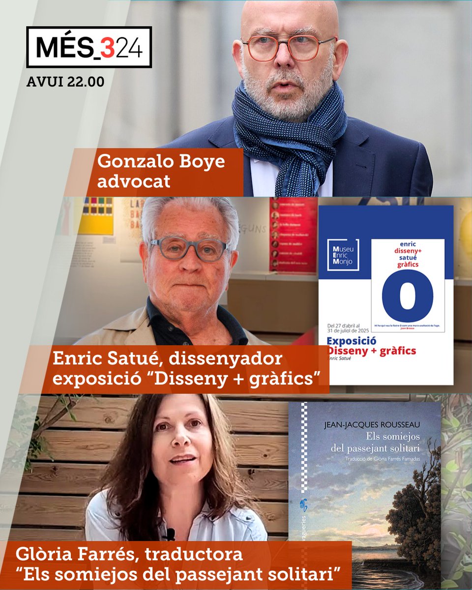 El passejant solitari més famós de tots els temps, somiejant en català, arriba demà a les llibreries. Si voleu saber més coses sobre aquest llibre fascinant, no us perdeu aquesta nit el Més 324, on Marina Moreno conversarà amb la professora Glòria Farrés, traductora de l’obra.