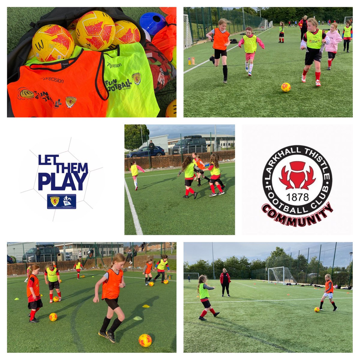 South West Region (@scotfasouthwest) on Twitter photo #LetThemPlay | A brilliant group of Girls at the <a href="/LTCFCsc052983/">Larkhall Thistle Community FC</a> <a href="/FunFootballUK/">McDonald’s Fun Football</a> session tonight 🙌🏼🥳 Absolutely ❤️ being part of something, making new friends & starting to learn 👏🏻🤩 Some new Girls attending for the first time tonight & being made feel so welcome 🙏🏻 Lots of 😊❤️ #LetThemPlay | A brilliant group of Girls at the <a href="/LTCFCsc052983/">Larkhall Thistle Community FC</a> <a href="/FunFootballUK/">McDonald’s Fun Football</a> session tonight 🙌🏼🥳 Absolutely ❤️ being part of something, making new friends & starting to learn 👏🏻🤩 Some new Girls attending for the first time tonight & being made feel so welcome 🙏🏻 Lots of 😊❤️