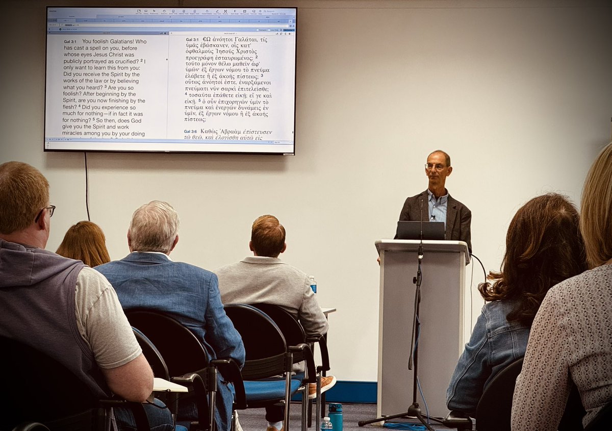 Grace Publications Trust (@gracepubbooks) on Twitter photo It was our privilege to attend the <a href="/IBCollege/">Irish Baptist College</a> Summer School today, sharing about the <a href="/CSBible/">Christian Standard Bible</a> Anglicised on behalf of <a href="/Lifeway/">Lifeway</a>. The ministry of Thomas Schreiner (who co-chaired the CSB translation) was a rich blessing to us, too. It was our privilege to attend the <a href="/IBCollege/">Irish Baptist College</a> Summer School today, sharing about the <a href="/CSBible/">Christian Standard Bible</a> Anglicised on behalf of <a href="/Lifeway/">Lifeway</a>. The ministry of Thomas Schreiner (who co-chaired the CSB translation) was a rich blessing to us, too.