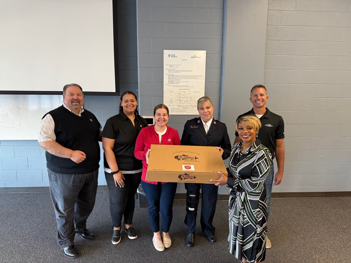 Thank you <a href="/SalvationArmyUS/">Salvation Army USA</a> for dropping off donuts to our Queensgate Operations Center team! We appreciate your partnership and everything you do for our region.