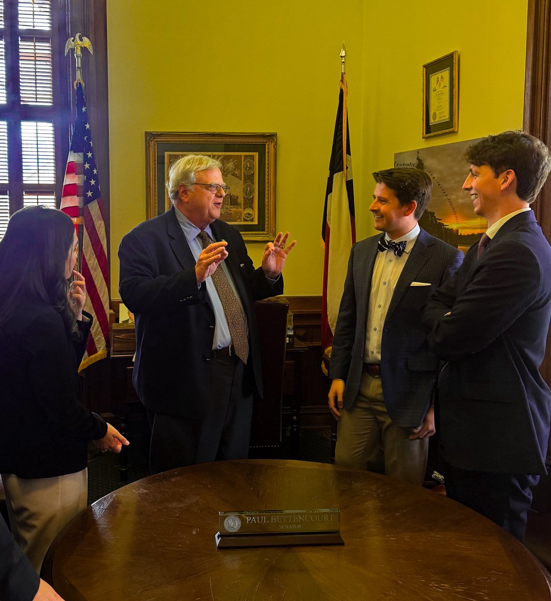 tamu_sga's tweet image. Big thanks to @TeamBettencourt for #SB1567! By lifting outdated occupancy caps, young adults &amp;amp; essential workers statewide gain affordable housing choices—benefiting students from the Fightin’ Aggies, Mean Green, Pioneers, Bears, Bobcats, to the Bearkats &amp;amp; Buccaneers.