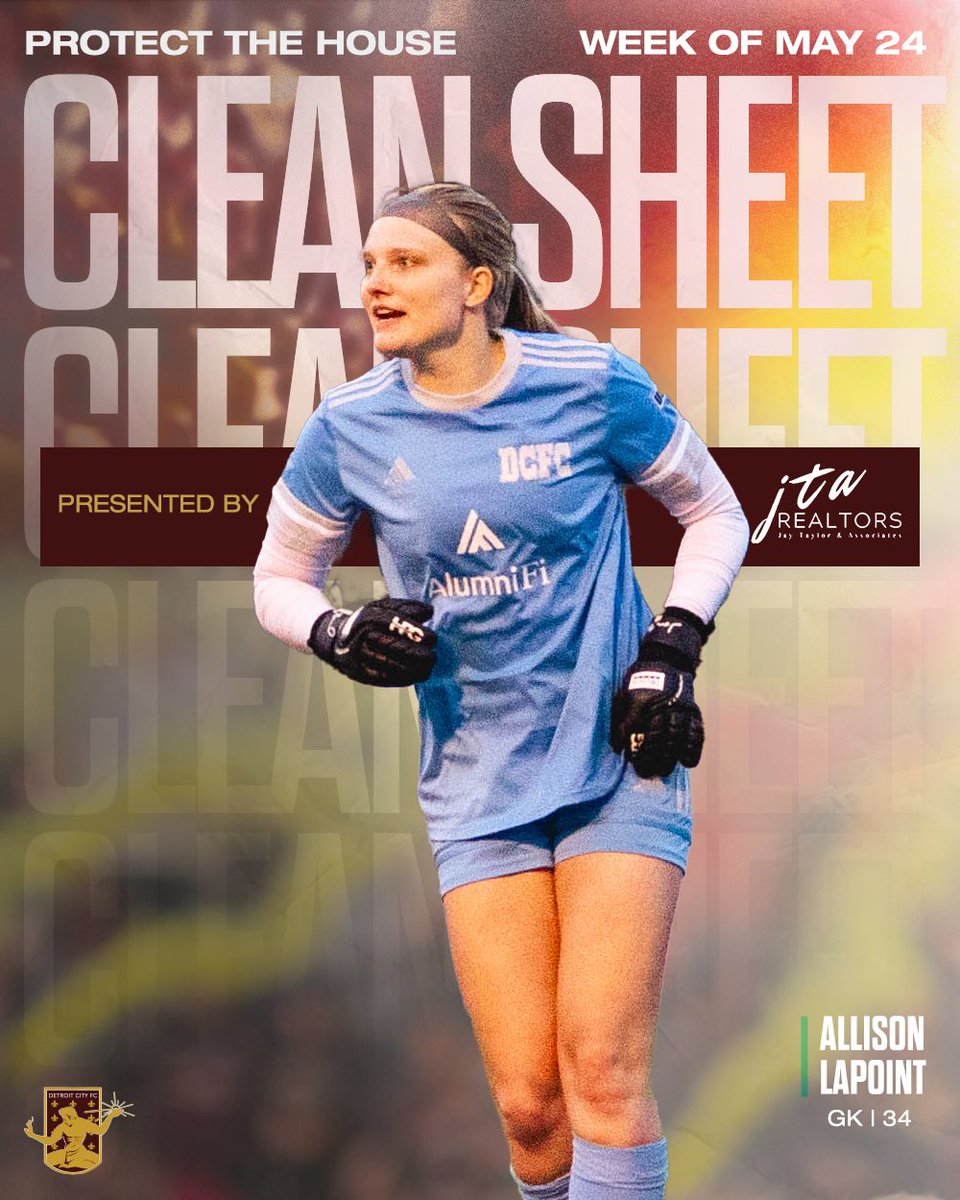 What a week for goalkeeper Allison LaPoint 😤😮‍💨

LaPoint was unstoppable between the posts for Le Rouge last week, making key saves to guide her squad to THREE Clean Sheets, all presented by JTA Realtors 🏡⚜️