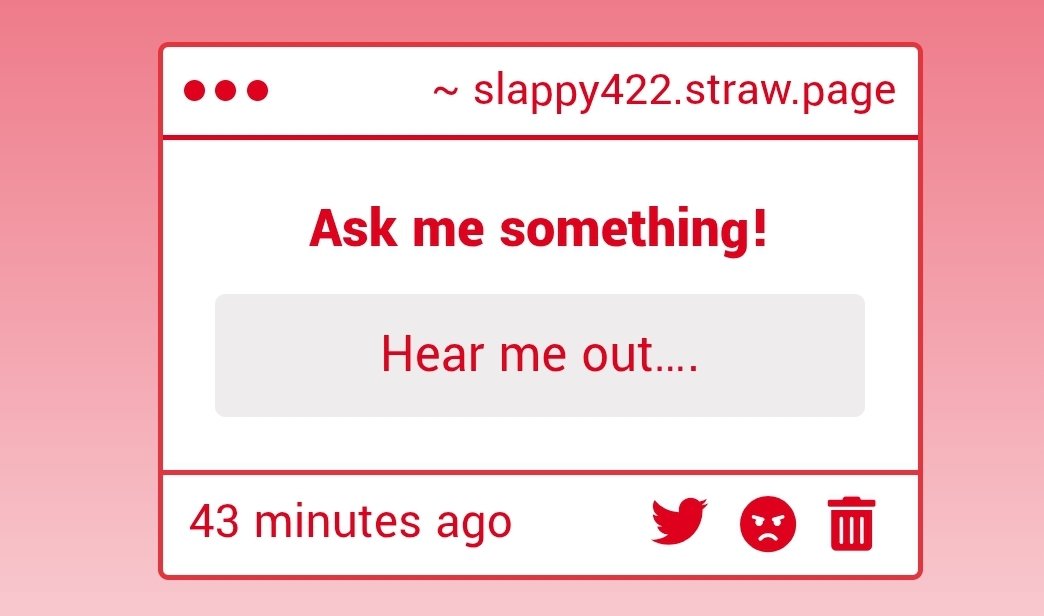 On what?...
...
You mean me? I'm confused