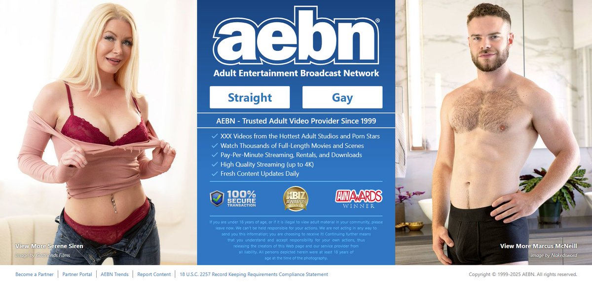 AEBN (@aebn) on Twitter photo Congrats this this week's AEBN.com Splash Page Stars Serene Siren <a href="/SereneSirenX/">Serene Siren</a> and Marcus McNeill <a href="/MarcusMcNeillx/">Marcus McNeill</a> Congrats this this week's AEBN.com Splash Page Stars Serene Siren <a href="/SereneSirenX/">Serene Siren</a> and Marcus McNeill <a href="/MarcusMcNeillx/">Marcus McNeill</a>