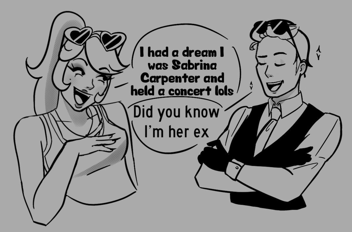 Samy_Sparkles's tweet image. In his Sabrina Carpenter era❤️ #fe2fanart