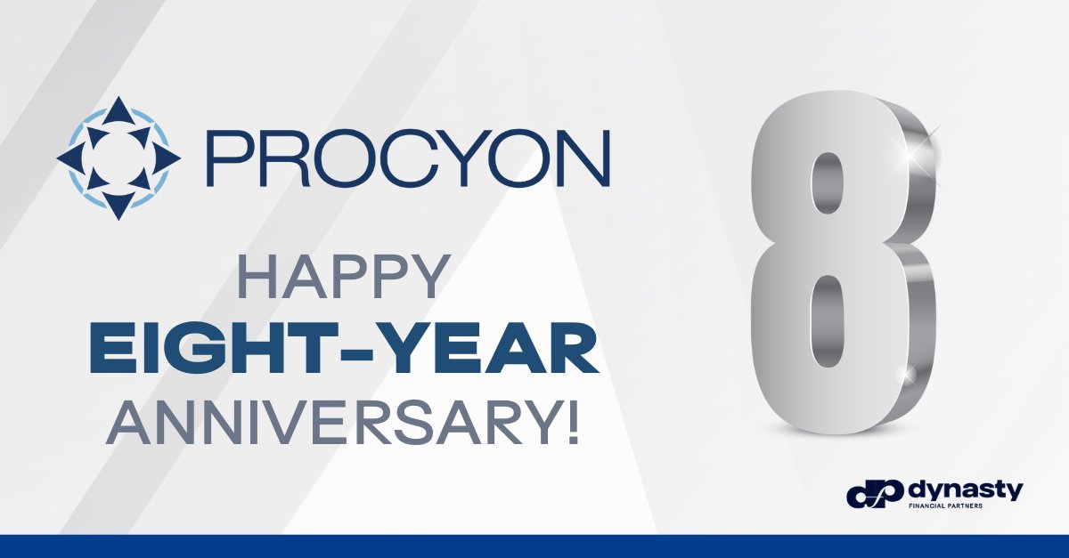 Celebrating eight years of partnership, growth, and impact with Phil Fiore and the team at <a href="/ProcyonPartners/">Procyon</a>! Here’s to continuing our journey together and delivering "Exceptional Outcomes" for your business and clients.