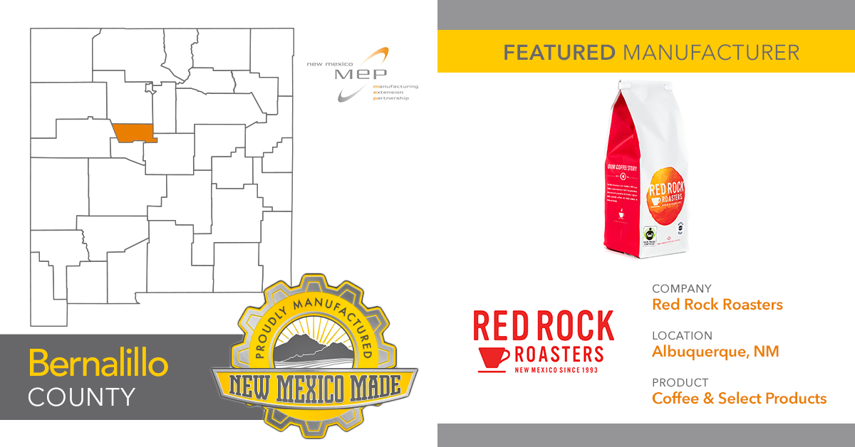 Congratulations to this week's Featured Manufacturer of the Week, Red Rock Roasters. To learn more, visit their profile page on our website: newmexicomep.org/nm-made/red-ro…