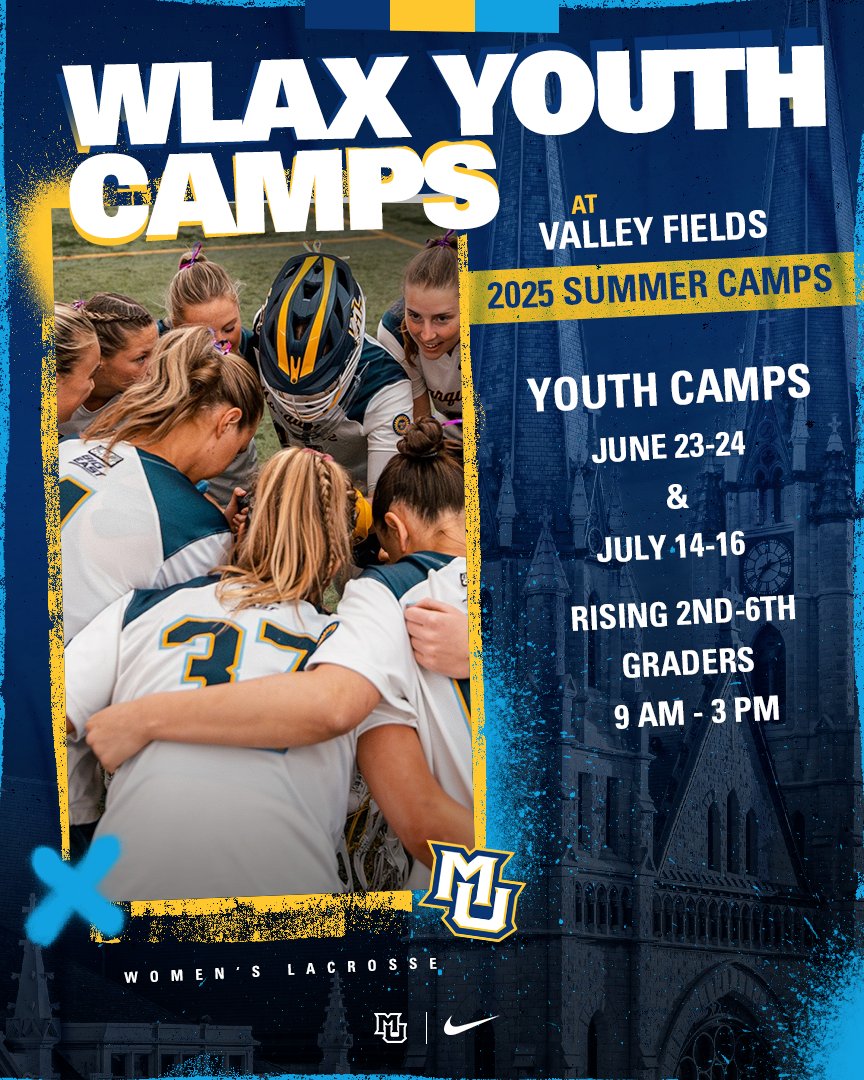 Register now for our 2025 Summer Camps! 🥍

🔗 marquettewlaxcamps.com

#WeAreMarquette