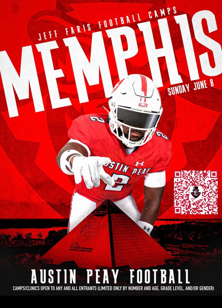 KRUISE “JR” BUNTYN JR (@kruisebuntynjr) on Twitter photo I will be attending the Austin peay camp this Sunday📈📈
<a href="/SaulsberrySr/">Coach Rodney Saulsberry Sr</a>
<a href="/RobbyDonaldson/">Robby Donaldson</a>
<a href="/CoachLeeMarks/">Lee Marks</a>
<a href="/HunterKendall44/">Coach Hunt🙏🏿</a>
<a href="/Football_BCS/">Briarcrest Football</a> I will be attending the Austin peay camp this Sunday📈📈
<a href="/SaulsberrySr/">Coach Rodney Saulsberry Sr</a>
<a href="/RobbyDonaldson/">Robby Donaldson</a>
<a href="/CoachLeeMarks/">Lee Marks</a>
<a href="/HunterKendall44/">Coach Hunt🙏🏿</a>
<a href="/Football_BCS/">Briarcrest Football</a>