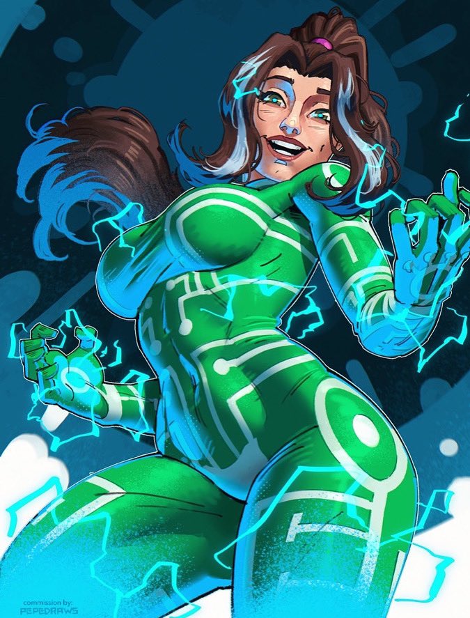 Aaron Sparrow™ is a JERK! (@aaron_sparrow) on Twitter photo As KNEEL BEFORE DOOMFACE #1 nears fulfillment, we are already hard at work on book #2!
Book #2 will introduce several new characters, including the buxom bio-electrical babe, Twilight!
Here is the art for one of our character covers, by the extremely talented <a href="/pepedraws/">Pepe 🇻🇪| Commissions OPEN</a>! As KNEEL BEFORE DOOMFACE #1 nears fulfillment, we are already hard at work on book #2!
Book #2 will introduce several new characters, including the buxom bio-electrical babe, Twilight!
Here is the art for one of our character covers, by the extremely talented <a href="/pepedraws/">Pepe 🇻🇪| Commissions OPEN</a>!