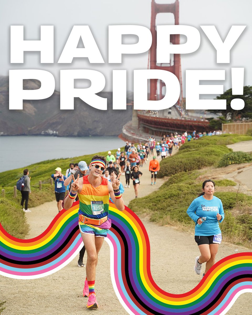 Happy Pride! We're proud to support the LGBTQIA+ community and stand for equality, visibility, and love! 🌈 Stay tuned for features on local LGBTQIA+ run clubs and their runners! #PrideMonth