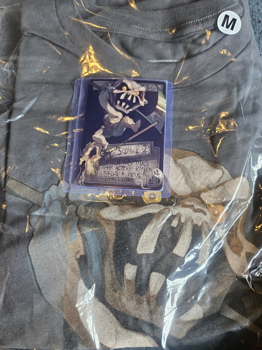 ThorxTheImpaler's tweet photo. So after a bad morning ..... hitting a deer with my car this morning atleast I got my isaac merch
#DeathDrawsNear
@TheMaestroTeam
@edmundmcmillen https://t.co/BtaJxZteVE