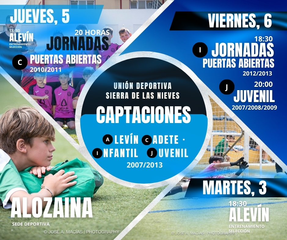udsierranieves's tweet photo. JORNADA DE PUERTAS ABIERTAS ¿Tienes en casa a un joven que le apasiona el fútbol?
¡Esta semana es el momento perfecto para que dé sus primeros pasos (o su gran salto) con nosotros! https://t.co/pm4U26tKsi