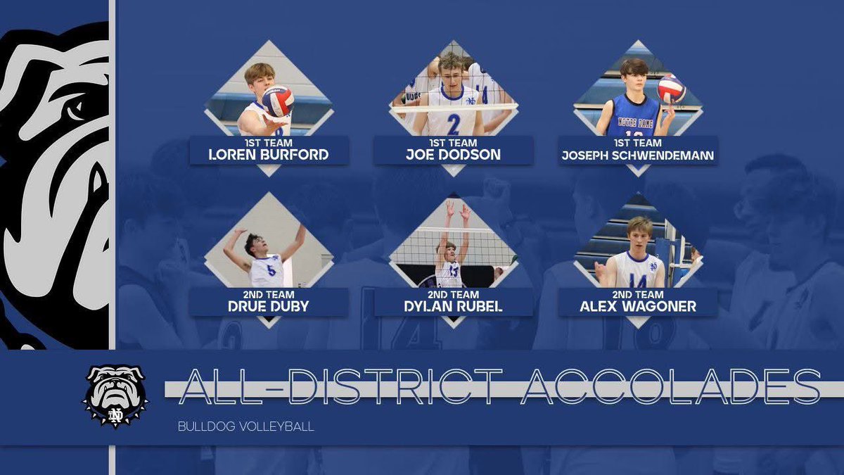 Postseason honors roll in for Boys Volleyball. Go Bulldogs!