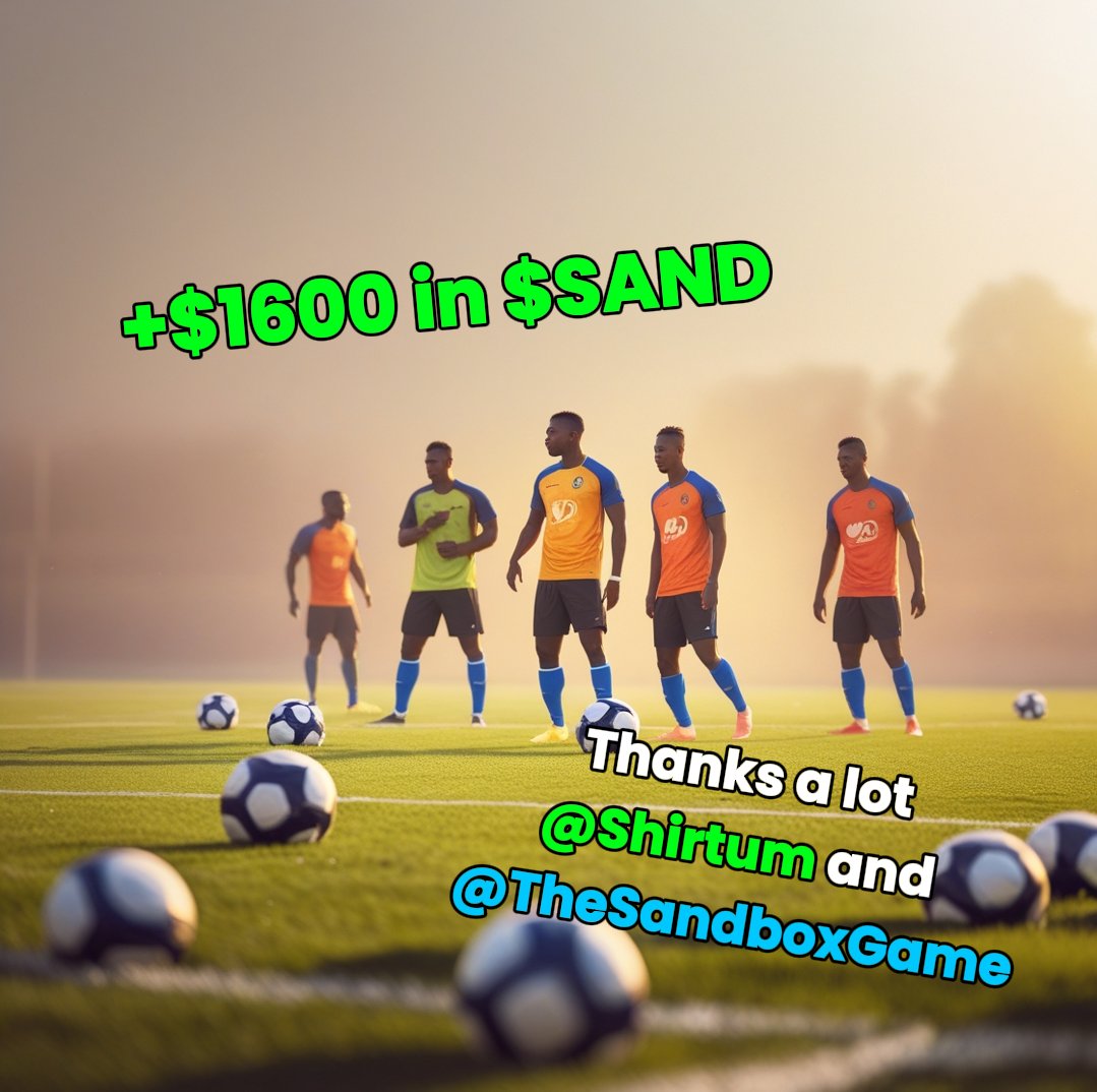 I want to thank the team <a href="/Shirtum/">Shirtum ®</a> and <a href="/TheSandboxGame/">The Sandbox</a> once again for such an amazing opportunity and unimaginable rewards. 🤩
All the promised $1600 in $SAND <a href="/Shirtum/">Shirtum ®</a> was paid out as he promised, thank him so much separately.❤️Excited for <a href="/Shirtum/">Shirtum ®</a>’s new projects👀