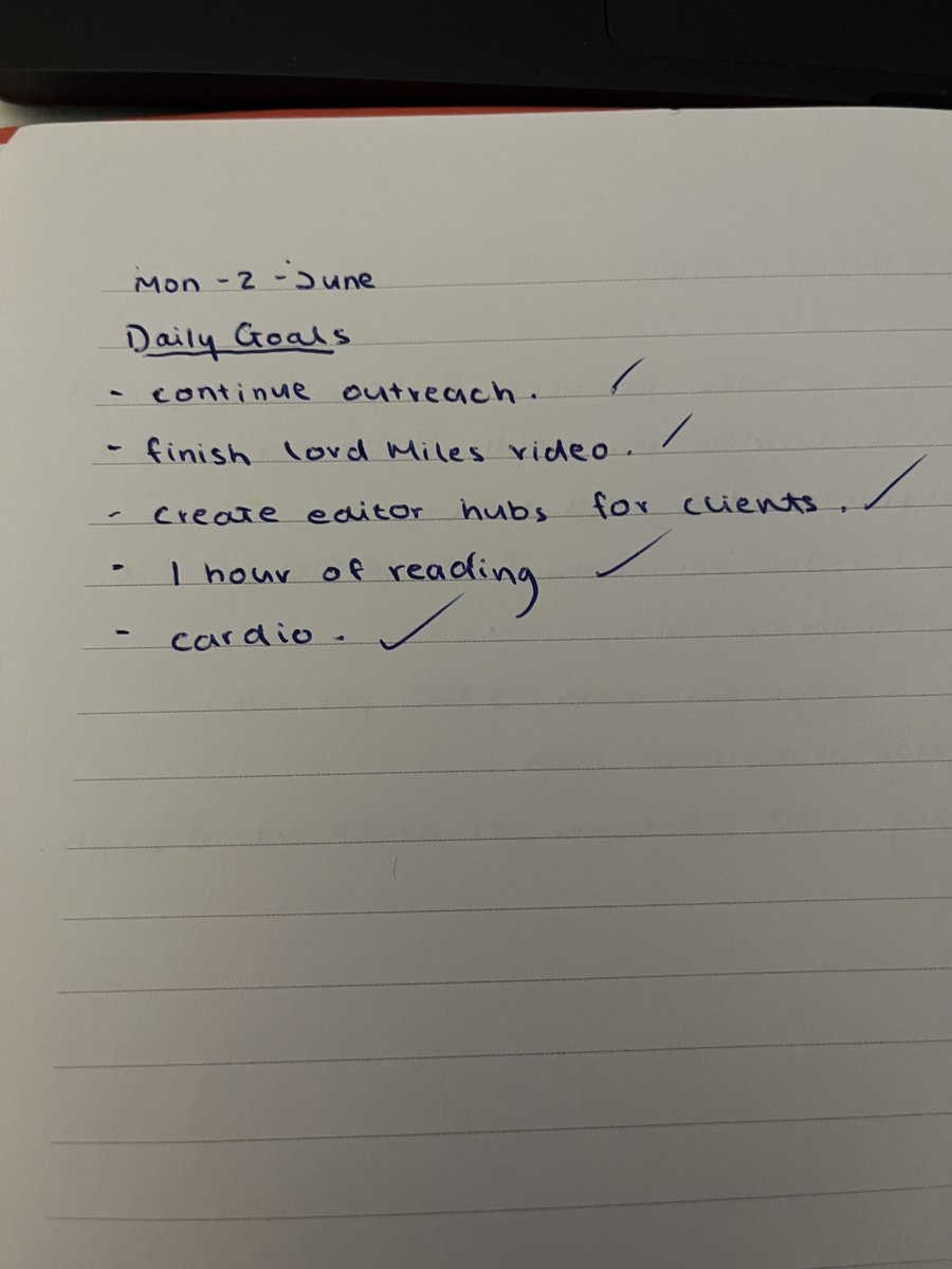 tristanediting's tweet image. Going to start documenting my editing on here as a way to hold myself more accountable and to engage with other editors!
Every day I will post about my journey video editing for creators, as it's currently the 2nd of June and my first post, this months goal is a very modest 拢2k!