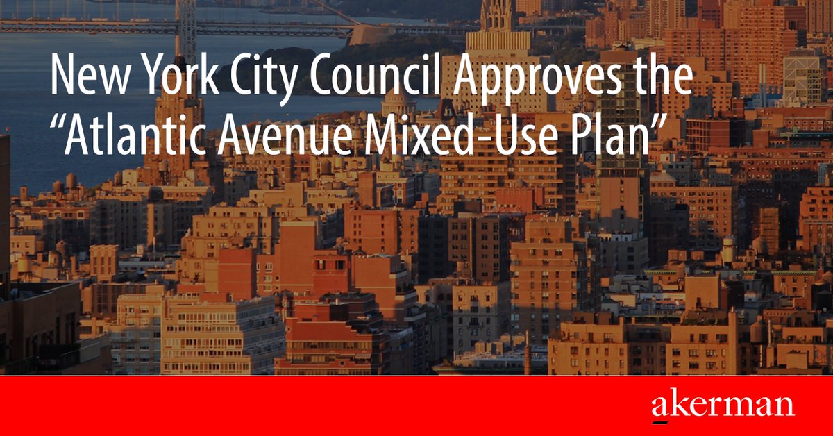 Akerman_Law's tweet image. Brooklyn’s Atlantic Avenue Mixed-Use Plan is a go! 4,600 new homes—1,900 permanently affordable—are on the way, thanks to NYC Council approval. Read more in the update below!
#NYCDevelopment #AffordableHousing #UrbanGrowth

akerman.com/en/perspective…