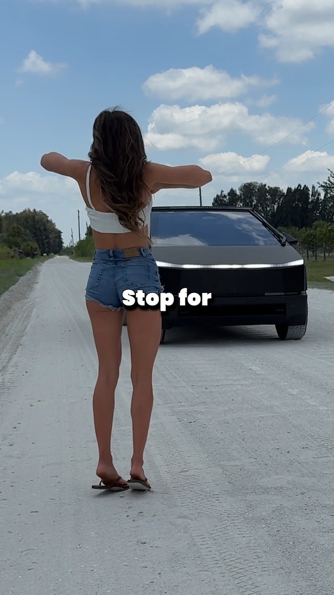 This would get anyone to stop!