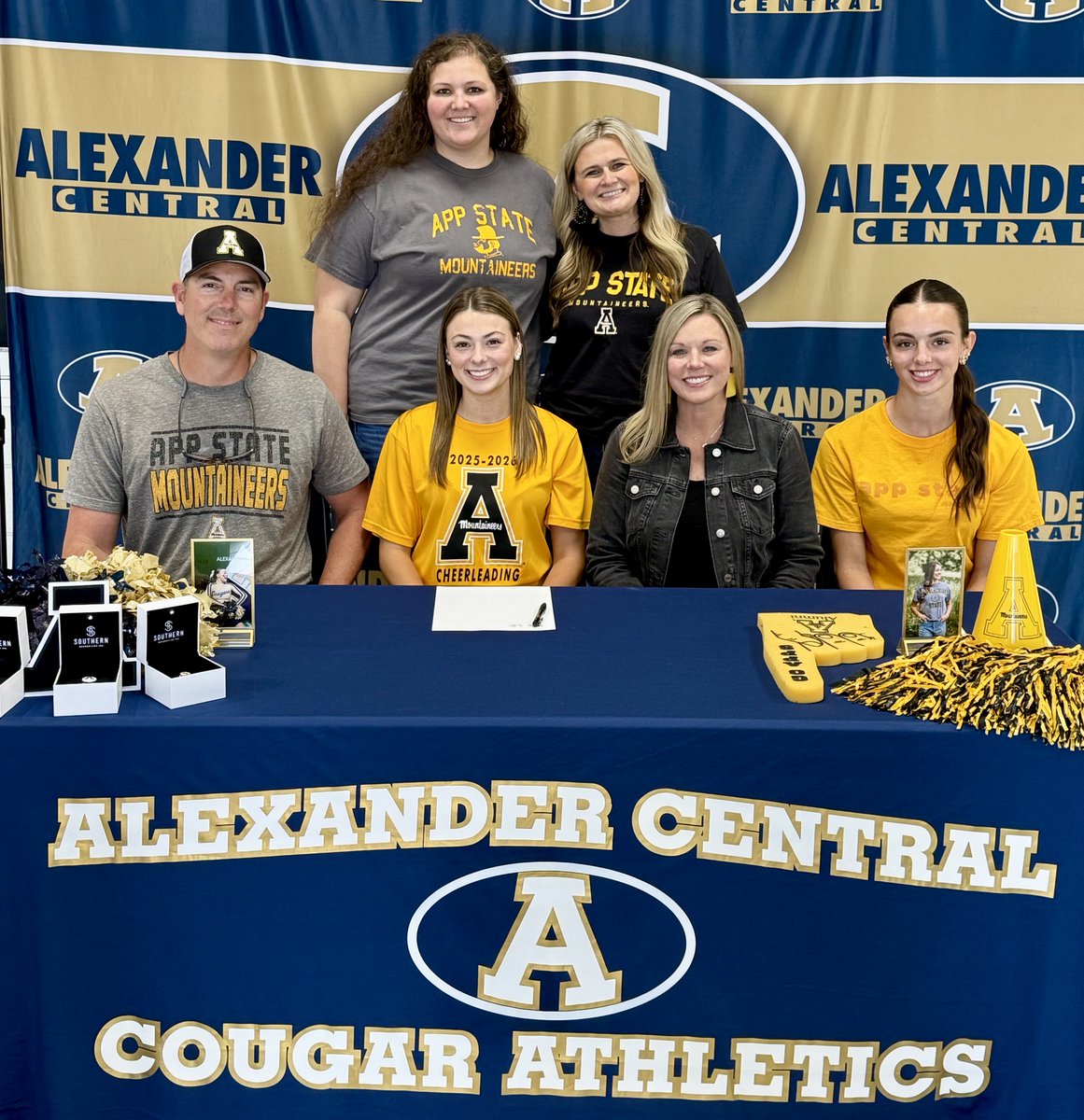 Congrats to Reese Buff for signing to cheer at Appalachian State University!!!!