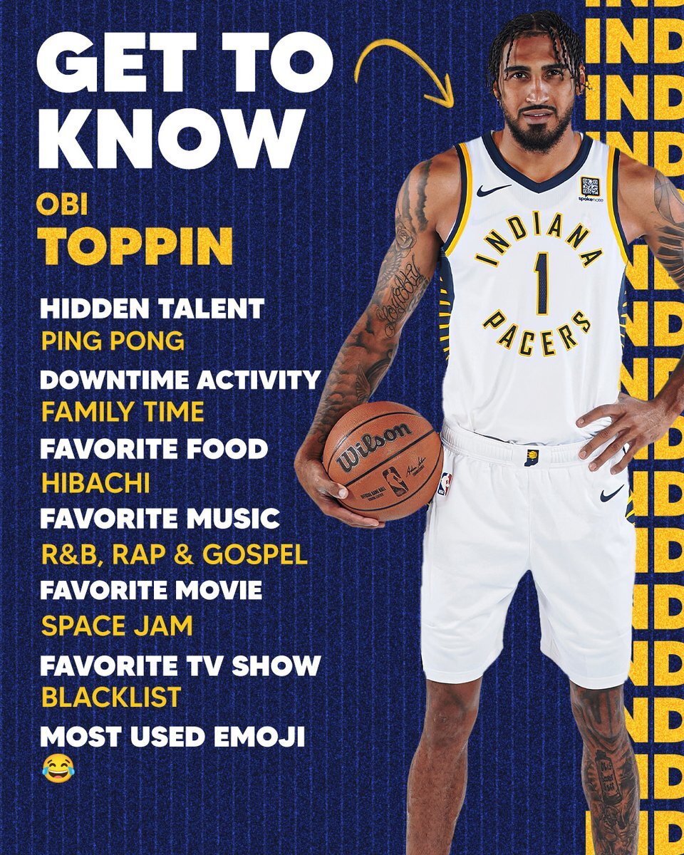 get to know Obi Toppin ahead of the NBA Finals 🚀🏀