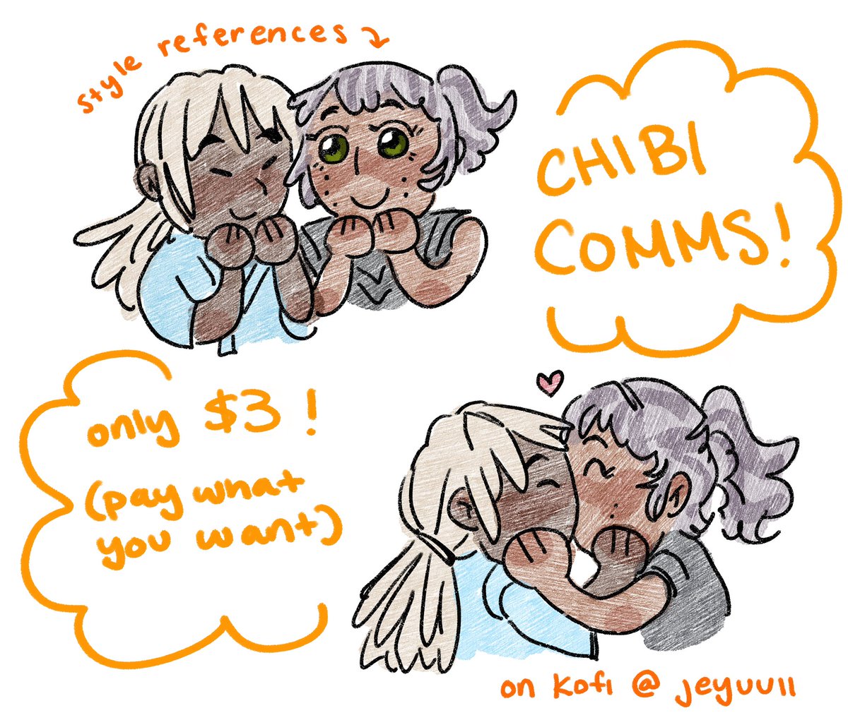 jeyuuii's tweet image. opening chibi comms on kofi! ^__^

ko-fi.com/c/6ca9707597