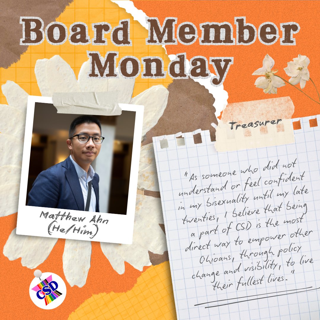 🙋🏻 Meet Matthew Ahn (he/him), CSD Treasurer and Director of the Beyond Guilt Project!