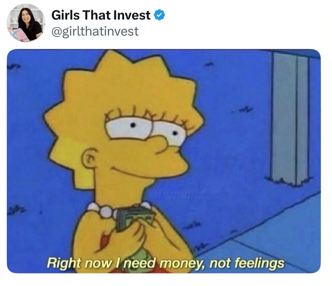 TwinsOnTheBlock's tweet photo. I mean ... who agrees? #woman #investment #Crypto #trading #meme https://t.co/CRvgV5N37l