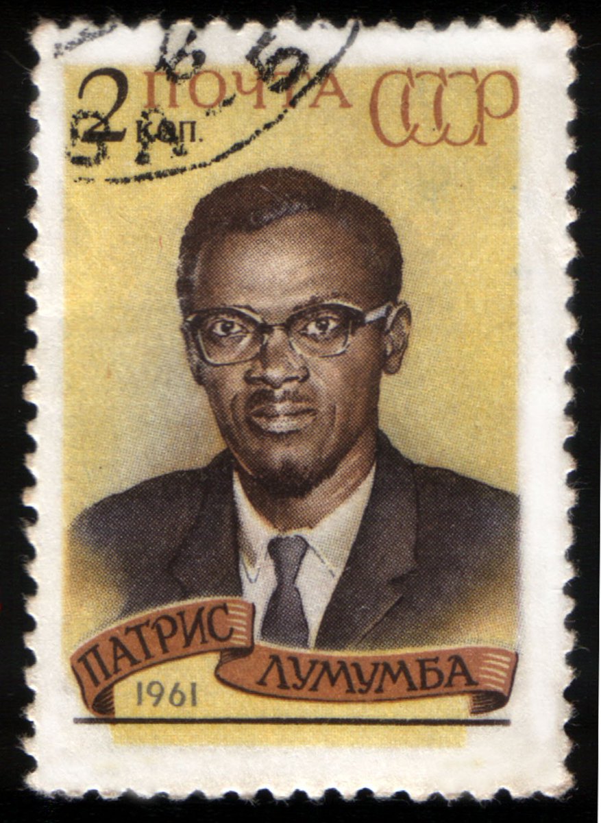 Old Soviet Union (USSR) stamps commemorating the legacies of Congo's founding Prime Minister Patrice Lumumba and Ghana's founding President, Dr. Kwame N…