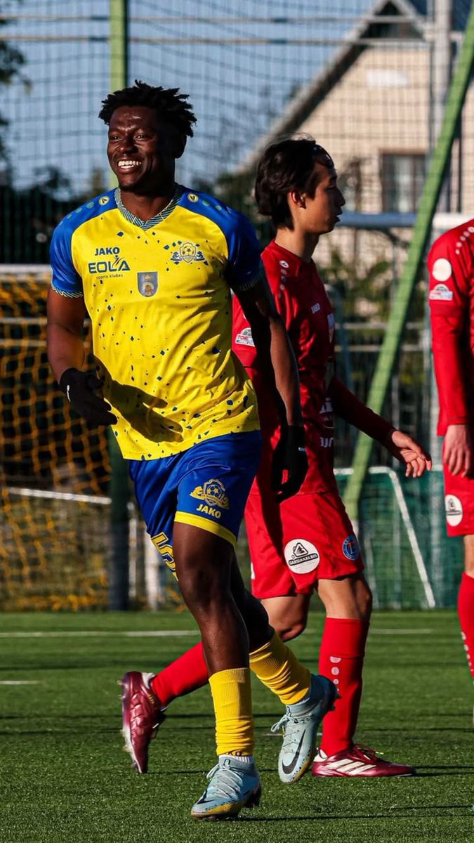 <a href="/iamagyemang13/">Emmanuel Akwasi Agyemang🇬🇭</a> played 84 minutes and proved assist for his side as they lost 3-2 against BFA Vilnius in the Lithuania second tier League.