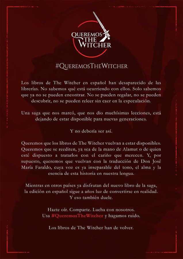 JWarhorn's tweet photo. #QueremosTheWitcher https://t.co/EF38mxzxfP