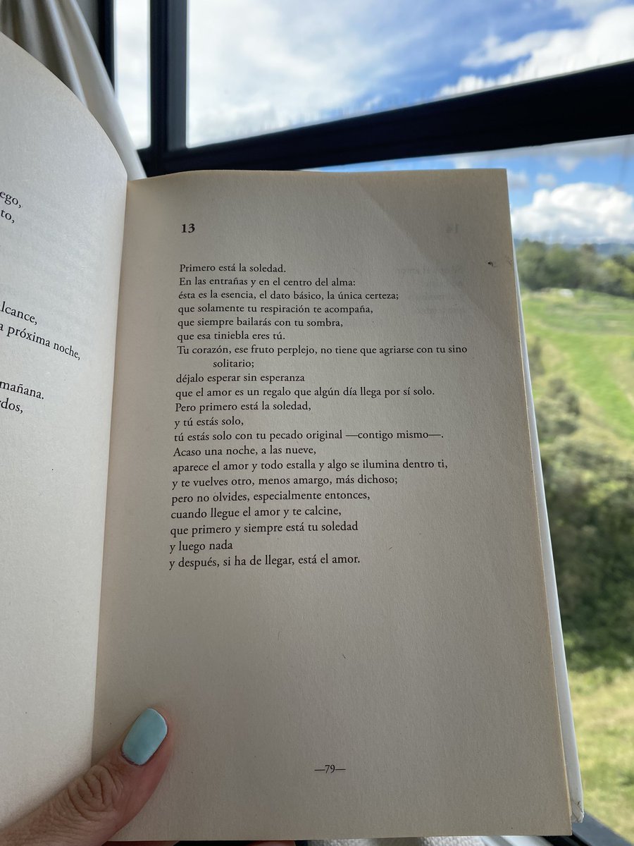 Este poema de Darío Jaramillo las veces que sea necesario.