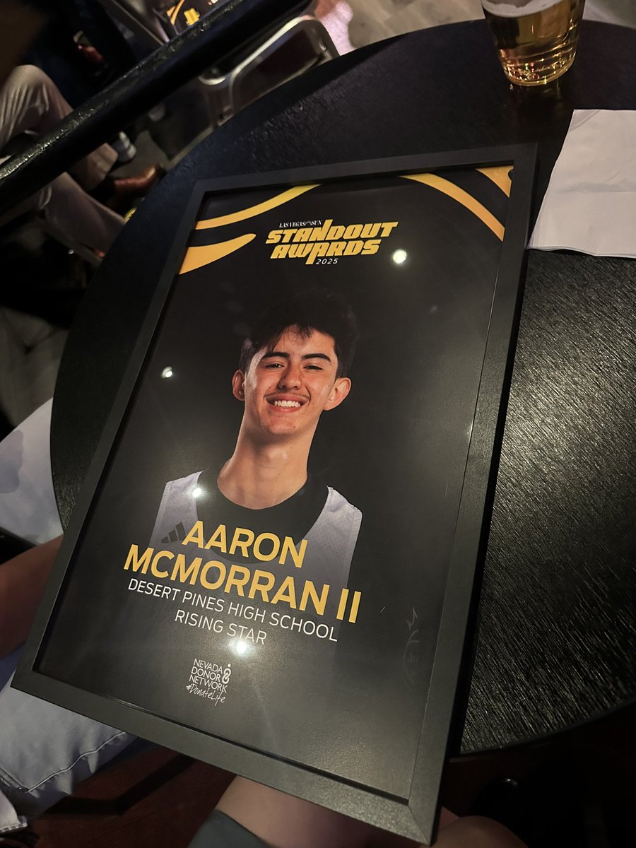 Aaron McMorran II (@a_m_the_2nd) on Twitter photo Appreciate <a href="/raybrewer21/">Raymond Brewer</a> and the <a href="/LasVegasSun/">Las Vegas Sun</a> for nominating me for the Rising Star award. Was great having my family there too! Appreciate <a href="/raybrewer21/">Raymond Brewer</a> and the <a href="/LasVegasSun/">Las Vegas Sun</a> for nominating me for the Rising Star award. Was great having my family there too!