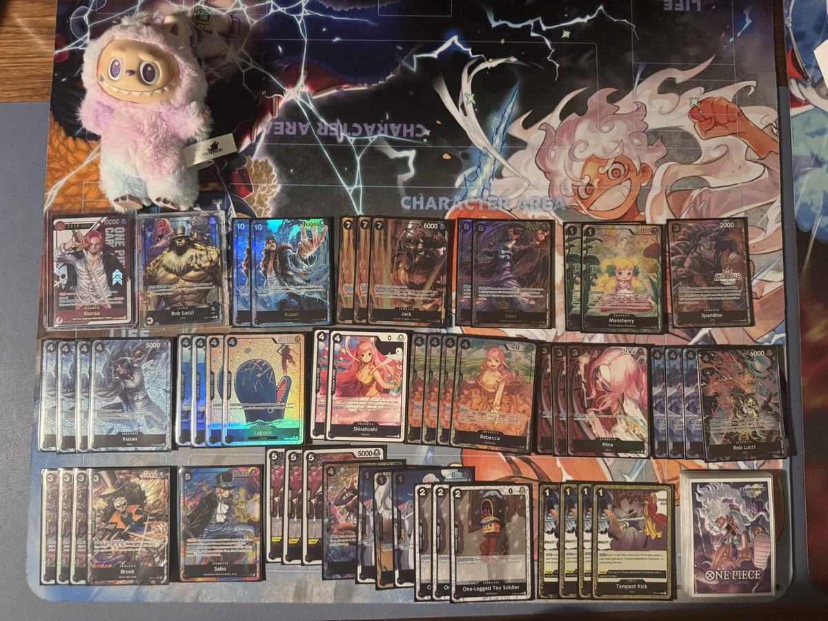 ElninoOPTCG's tweet photo. 2nd place at Emperor’s Treasure #1 (220 People) with Black Lucci 🐆🎩

Swiss:
Luffy GP 🟢
Lim 🟢
Luffy GP 🟢 
Luffy GP 🟢
Lim 🔴
Teach 🟢
Luffy GP 🟢
Lucci 🟢

TOP 16
Belo betty 🟢🟢
TOP 8
Luffy GP 🟢🟢
TOP 4 
Enel 🟢🟢
FINAL 
Luffy GP 🟢🔴🔴

Check the full thread if u want to read few advices I learned from yesterday’s event

#onepiece #optcg #onepiececardgame