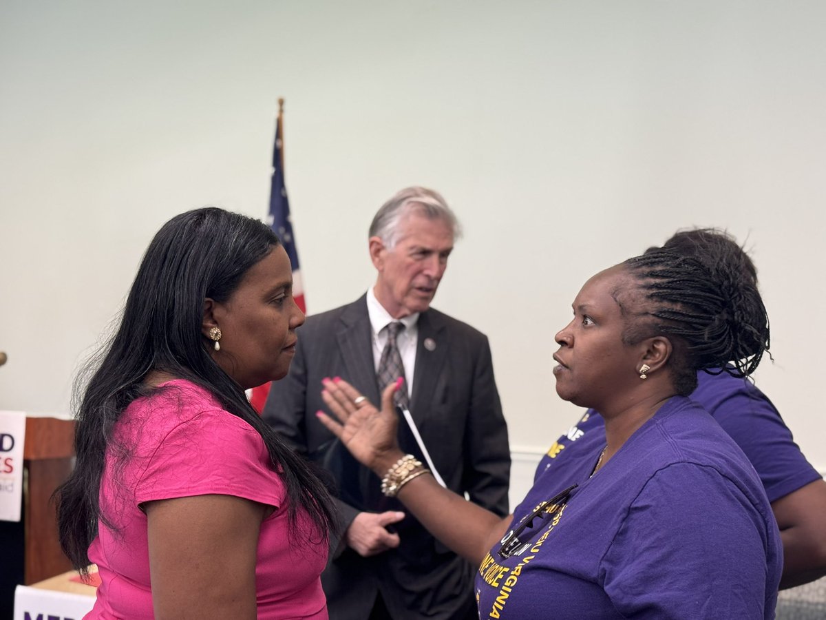Leader Charniele Herring (@c_herring) on Twitter photo Thank you to <a href="/SEIU/">SEIU</a>, <a href="/PPAVirginia/">Planned Parenthood Advocates of Virginia</a>, <a href="/ctphealthcare/">Committee to Protect Health Care</a> & <a href="/ProtectCareVA/">Protect Our Care VA</a> for coming to my district in Alexandria to advocate for protecting Medicaid and the vital services it provides to vulnerable families, women, & children. #SaveMedicaid Thank you to <a href="/SEIU/">SEIU</a>, <a href="/PPAVirginia/">Planned Parenthood Advocates of Virginia</a>, <a href="/ctphealthcare/">Committee to Protect Health Care</a> & <a href="/ProtectCareVA/">Protect Our Care VA</a> for coming to my district in Alexandria to advocate for protecting Medicaid and the vital services it provides to vulnerable families, women, & children. #SaveMedicaid