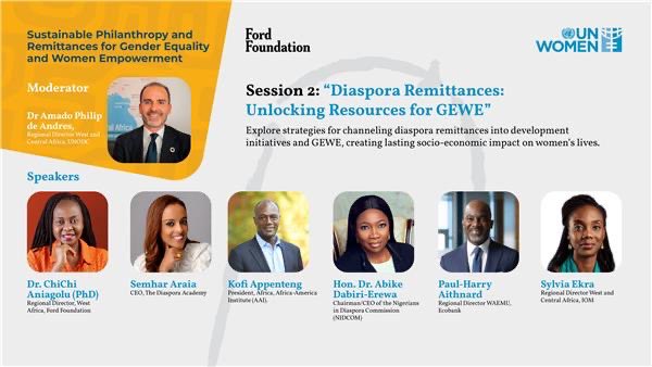 Honoured to engage with brilliant minds today on how #diaspora remittances can drive systemic, gender-responsive change in #Africa.

Diasporas bring more than money—they bring knowledge, networks &amp; purpose.

Let’s harness that power to empower #women and girls