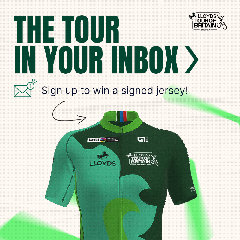 TourofBritain's tweet photo. Ride and shine ☕️ 

Enjoy all the best behind-the-scenes bits from the Lloyds Tour of Britain with your morning brew by signing up to our daily newsletter 👇

#ToBW | @LloydsBank