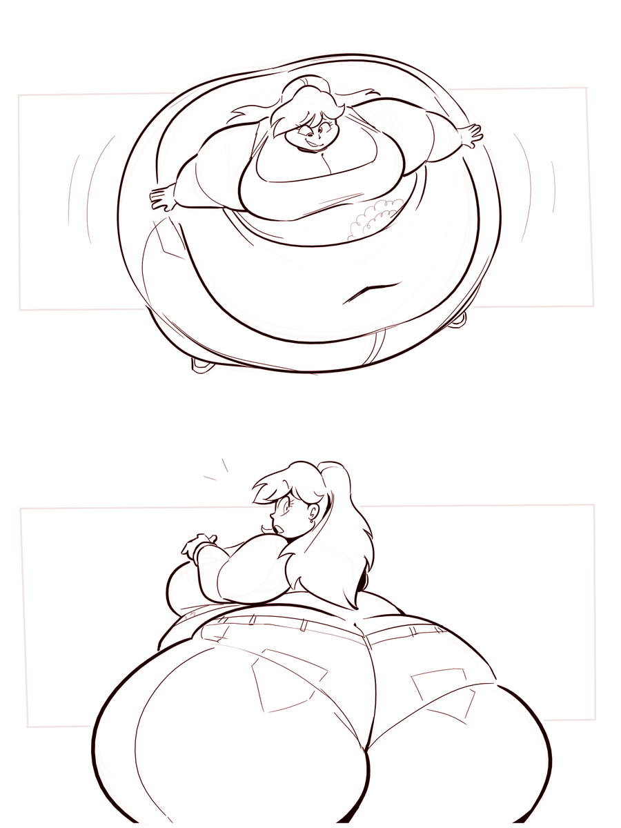 Human Derpy Hooves.
Muffintops galore.