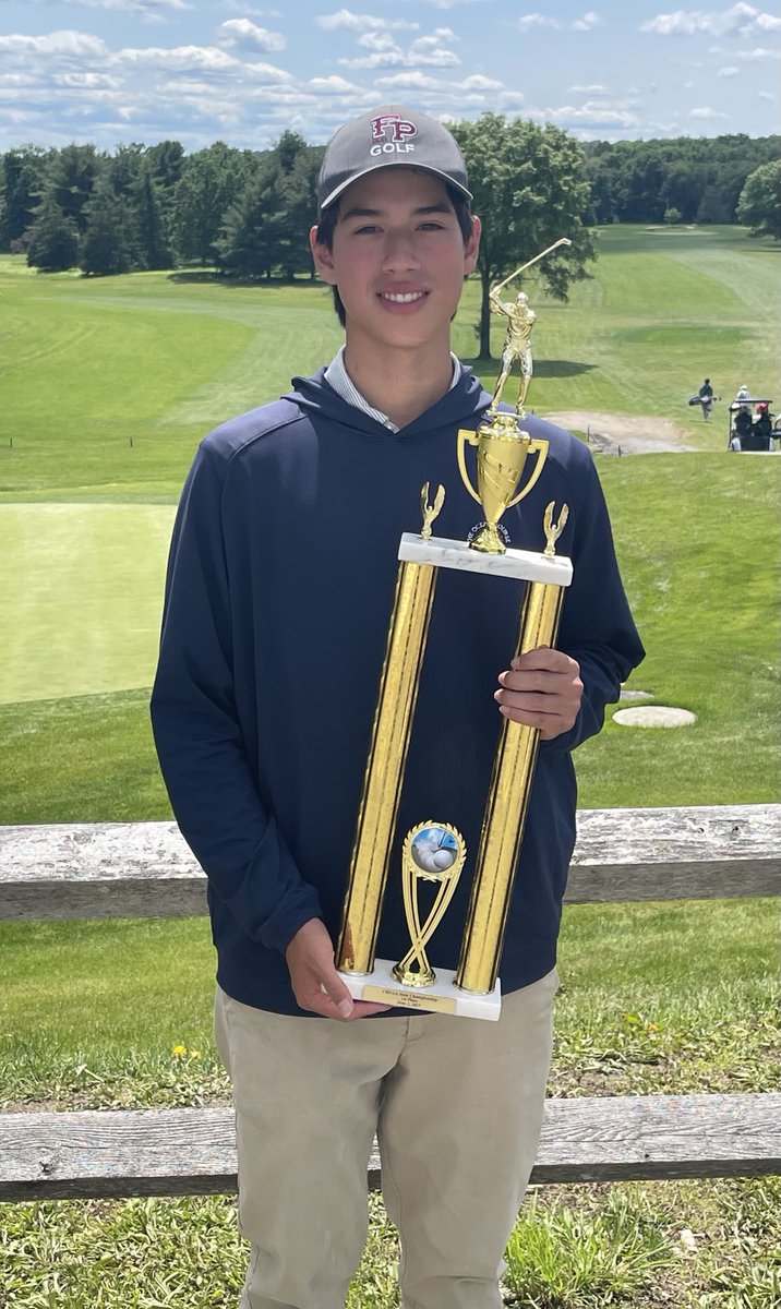 Congratulations to Julio Rodas-Rhim ’26, who won the NYS CHSAA Tournament today with a three-under 68!