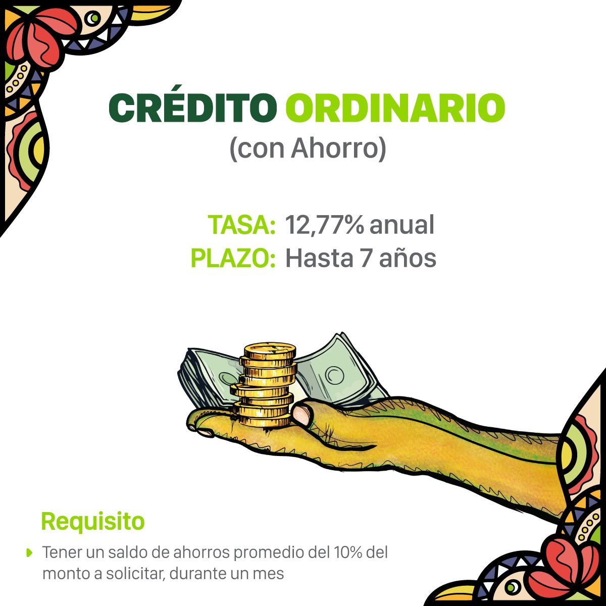 👉🏼 Conoce nuestro Crédito Ordinario ✅

📌 Para asesoría acude a la agencia más cercana o comunícate a través de nuestro WhatsApp: (+593) 0959181350 
🤓 Revisa nuestros tipos de crédito y calcula los intereses en: jardinazuayo.fin.ec/creditos/