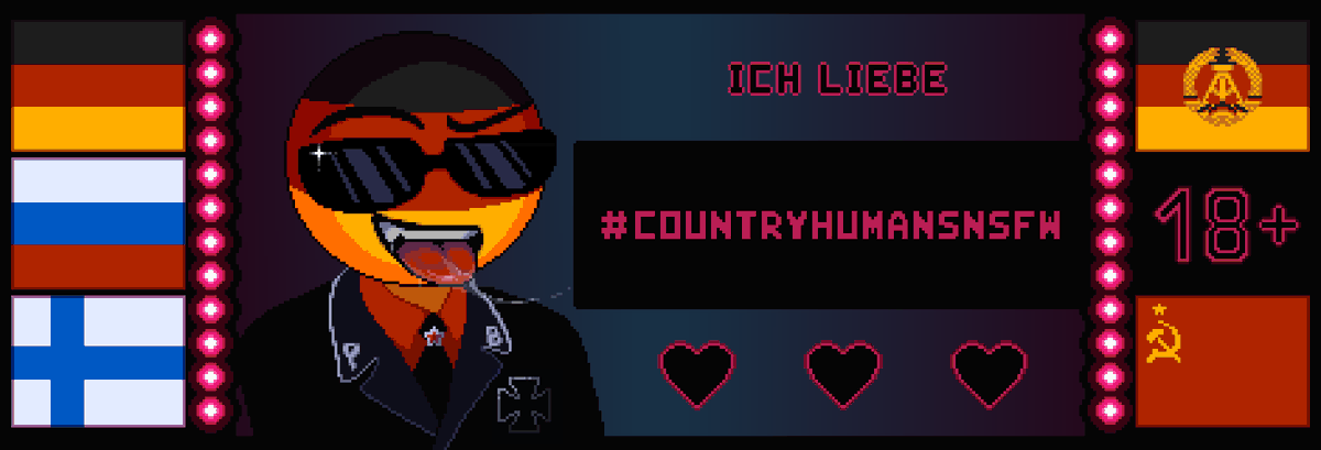 (NSFW!)
Oh ja! I remade my banner too! ✨💖🔥
#countryhumansnsfw