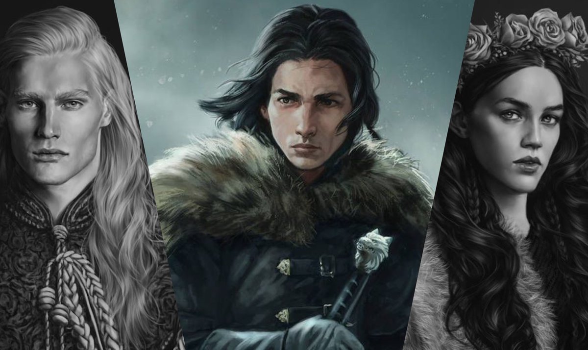 ThinkerRhaelya's tweet image. * ⋆⁺₊ ❆. jon snow, lyanna stark &amp;amp; rhaegar targaryen —— a thread of parallels and connections between the parents and the son in #asoiaf 

✎ denis maznev