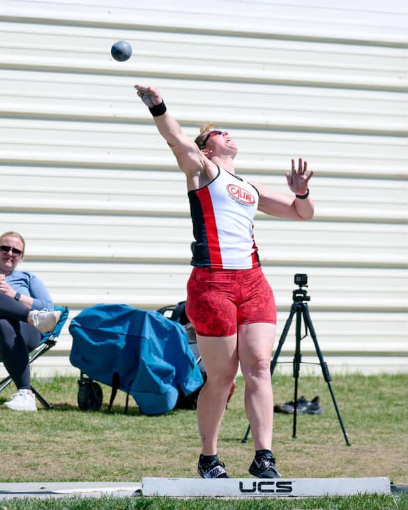 Not my event, but <a href="/steinke_lars/">Lars Steinke - Larsphotography.com</a> made me still look good. That’s my concentration face. <a href="/caltaf/">Caltaf</a> #shotput #thrower
