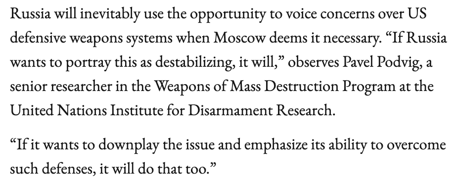“I don’t think that this system will trigger an arms race. Instead, it will just make any arms control discussion more difficult.” nationalinterest.org/feature/the-go…