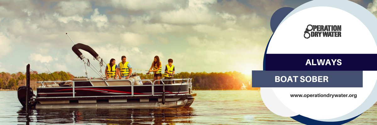 Boating under the influence is extremely dangerous. To safeguard your life and the lives of others, never operate a boat while impaired. #OpDryWater