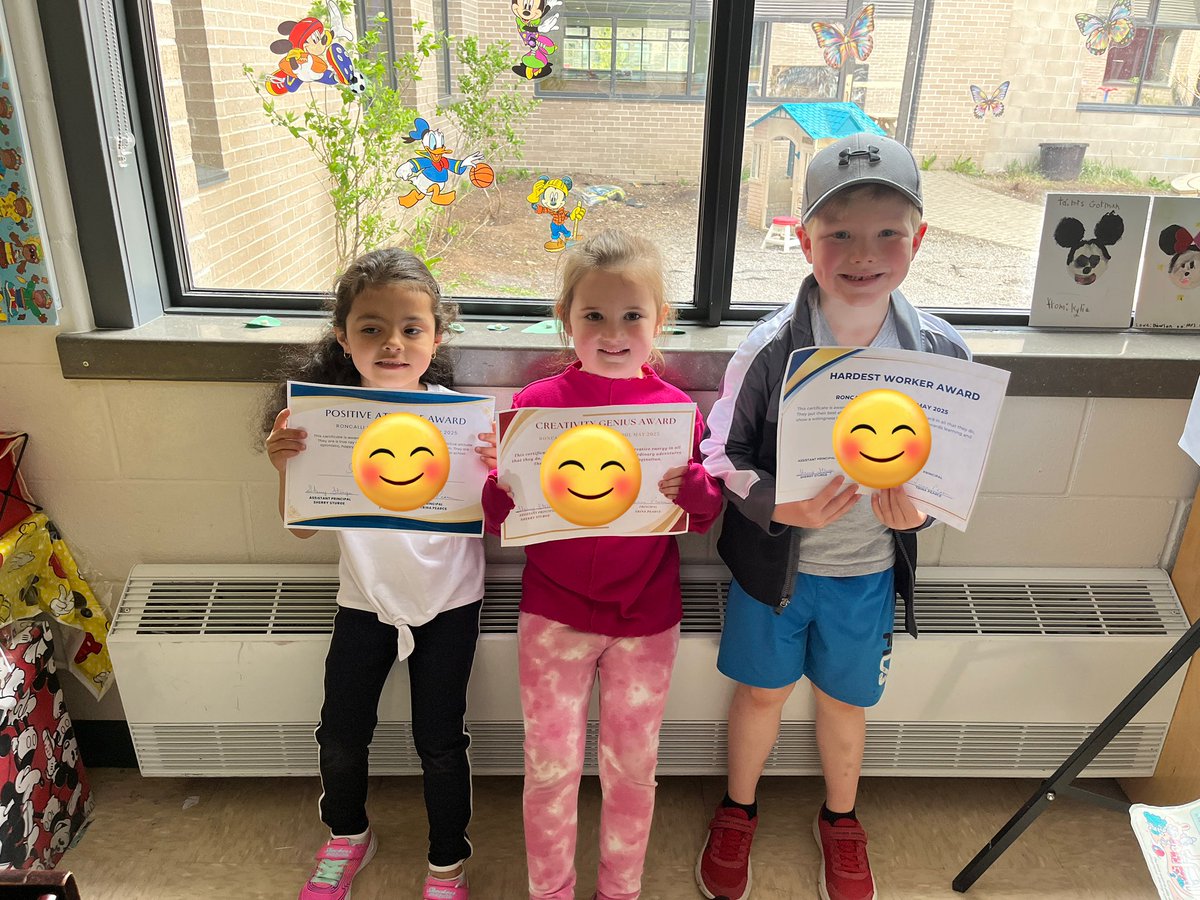 Congratulations to these award winners! So proud of their hard work <a href="/RoncalliSchool/">Roncalli Elementary</a> <a href="/NLSchoolsCA/">NLSchools</a>