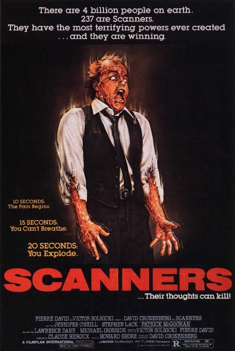 #NowWatching Scanners (1981)

In the mood for a little late night Cronenberg, and why not 🎬