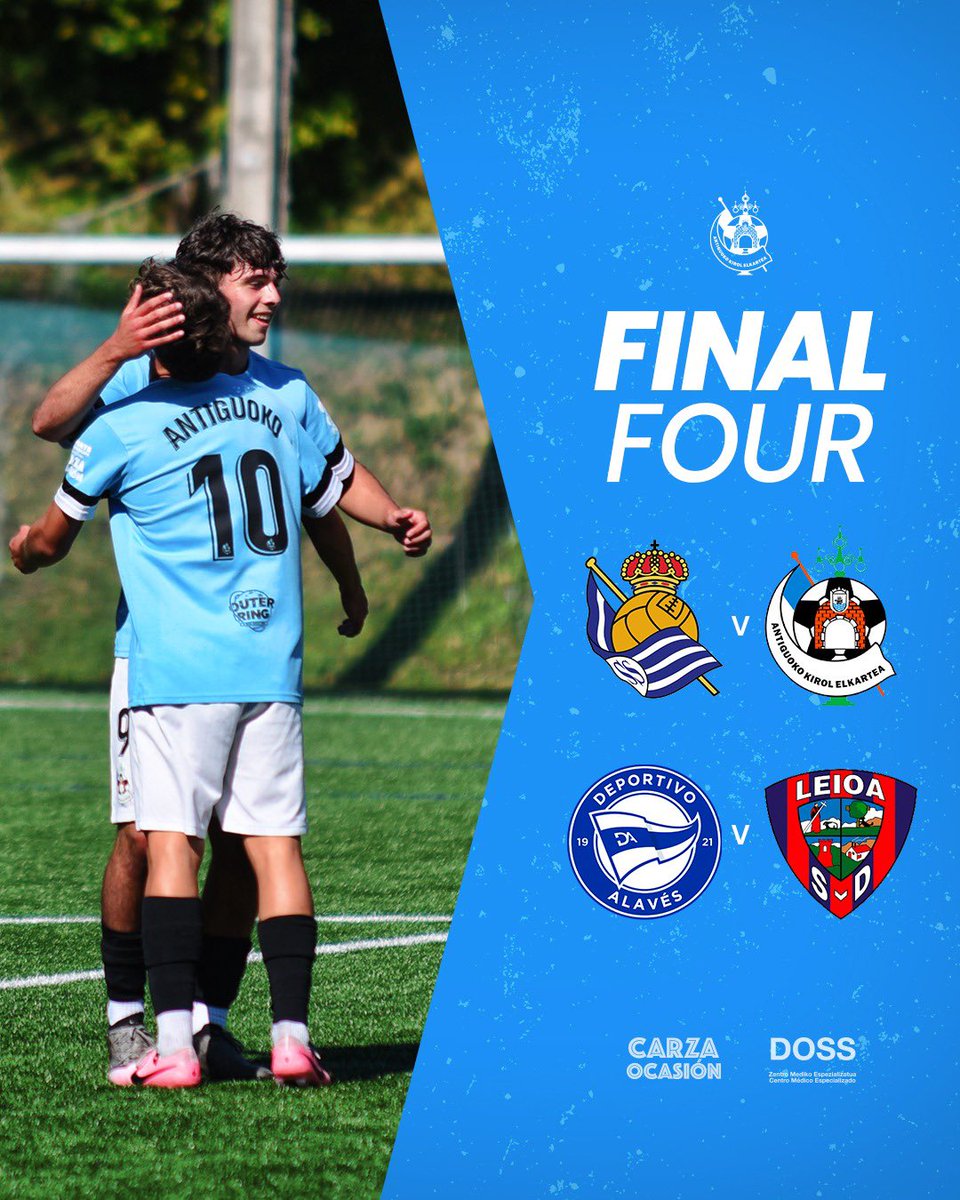 Antiguoko KE (@antiguoko) on Twitter photo ๐ ๐๐๐๐๐๐๐ ๐๐๐๐
๐๐๐๐๐๐
๐ Una nueva eliminatoria de la Copa Vasca Juvenil tras derrotar al <a href="/AthleticClub/">Athletic Club</a>
๐ <a href="/RealSociedad/">Real Sociedad Fรบtbol</a>
๐
Viernes 6 de junio | 17:00h
๐ Tabira (Durango) ๐ ๐๐๐๐๐๐๐ ๐๐๐๐
๐๐๐๐๐๐
๐ Una nueva eliminatoria de la Copa Vasca Juvenil tras derrotar al <a href="/AthleticClub/">Athletic Club</a>
๐ <a href="/RealSociedad/">Real Sociedad Fรบtbol</a>
๐
Viernes 6 de junio | 17:00h
๐ Tabira (Durango)